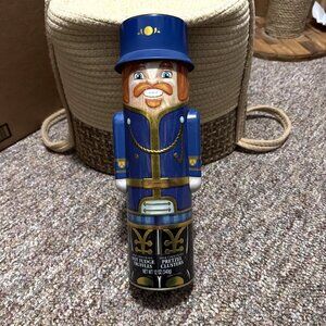 Harry London Nutcracker Collectible Tin ~12.5"Tall